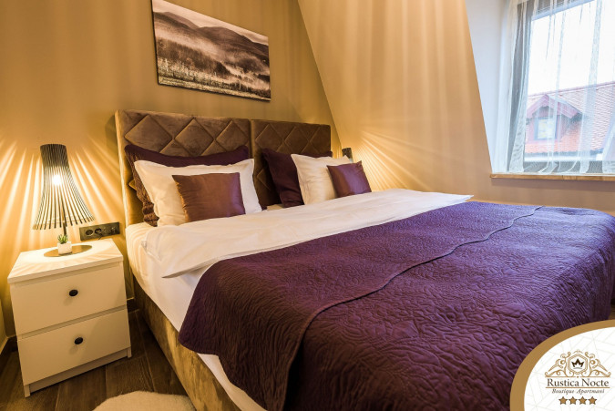 DELUXE DVOSOBAN APARTMAN SA TERASOM 5, Rustica Nocte Boutique apartmani u centru Požege, Slavonija Požega