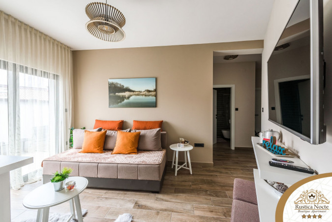 DELUXE DVOSOBAN APARTMAN SA TERASOM 5, Rustica Nocte Boutique apartmani u centru Požege, Slavonija Požega