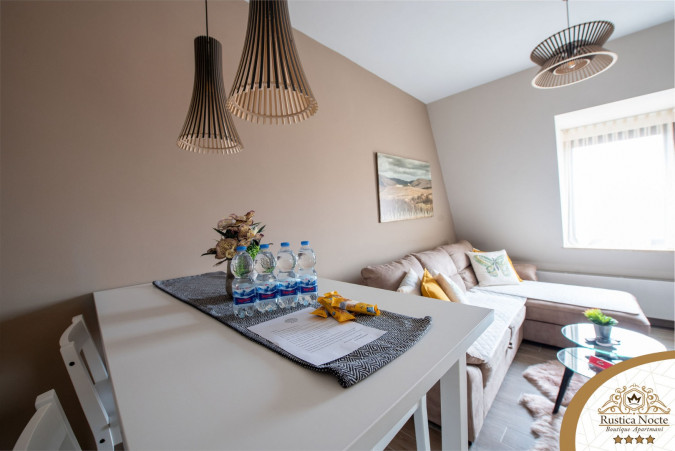 DELUXE DVOSOBAN APARTMAN S POGLEDOM NA GRAD 2, Rustica Nocte Boutique apartmani u centru Požege, Slavonija Požega
