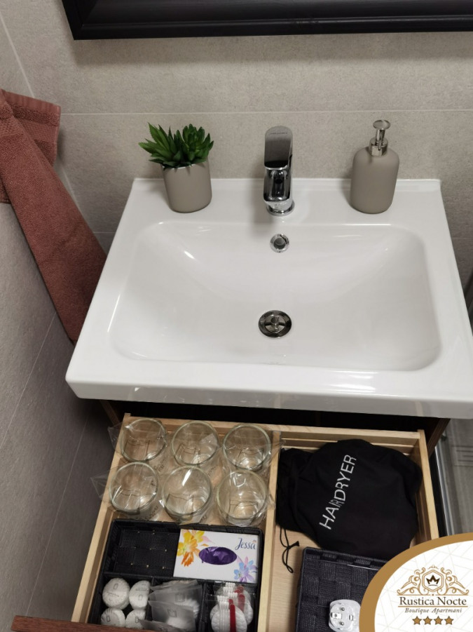 DELUXE DVOSOBAN APARTMAN S POGLEDOM NA GRAD 2, Rustica Nocte Boutique apartmani u centru Požege, Slavonija Požega