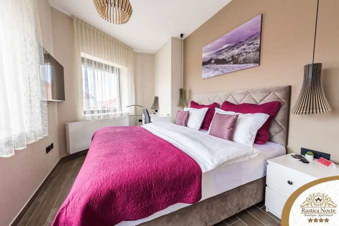 DELUXE DVOSOBAN APARTMAN S POGLEDOM NA GRAD 2, Rustica Nocte Boutique apartmani u centru Požege, Slavonija Požega